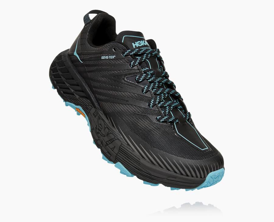 Tenis Hoka One One Trail Mujer Negros - Speedgoat 4 Gore-Tex - NHCP78643